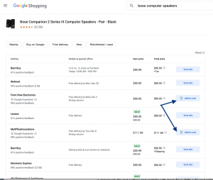 Buy on Google sample page